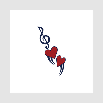 Temporary Tattoo Heart 6